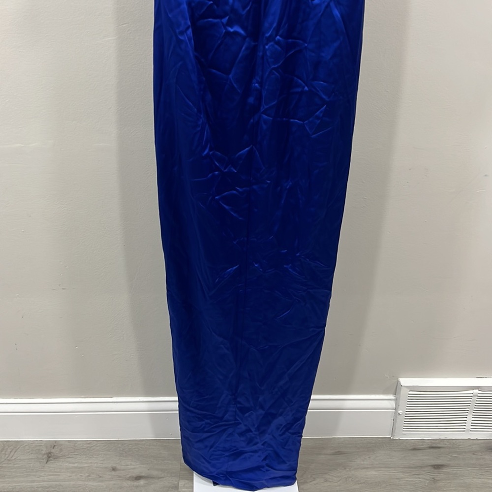 Sau lee Preston Dress in Egyptian Blue maxi one shoulder - Picture 11 of 11